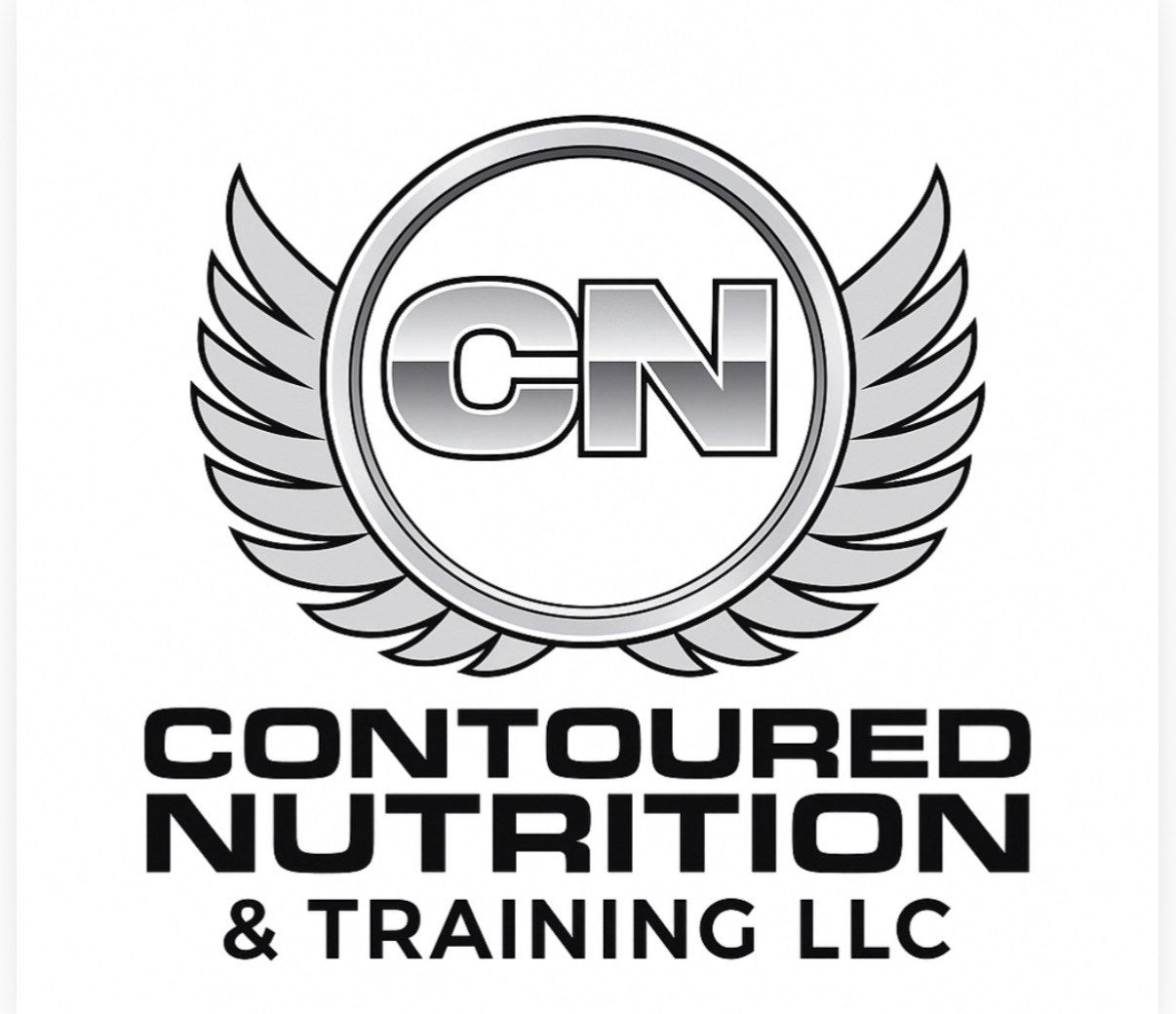 Contoured Nutrition and Training winged CN logo