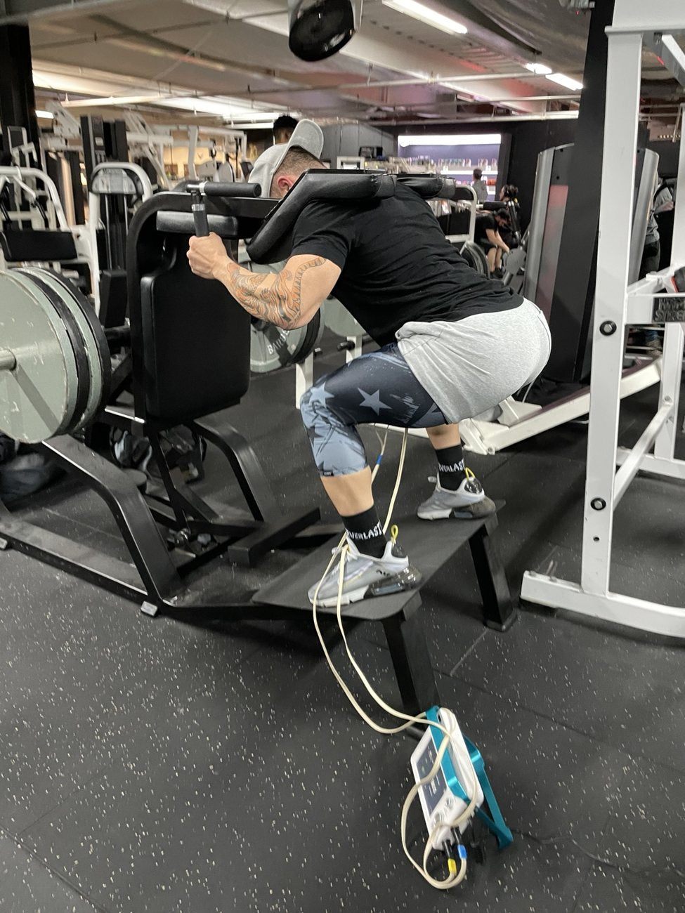 In-person exercise session using NeuX equipment